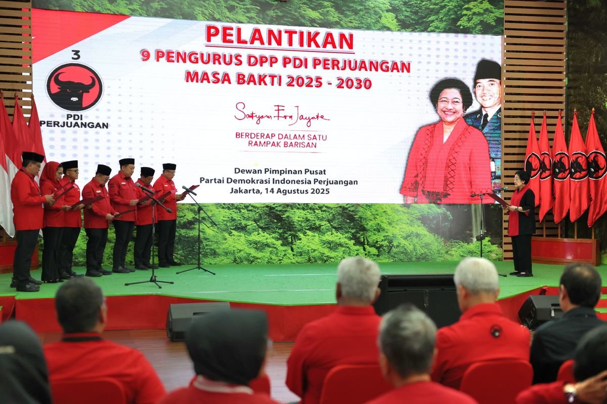 Hasto Kristiyanto Kembali Jadi Sekjen PDI-P, Ganjar Pastikan Keputusan Langsung Megawati