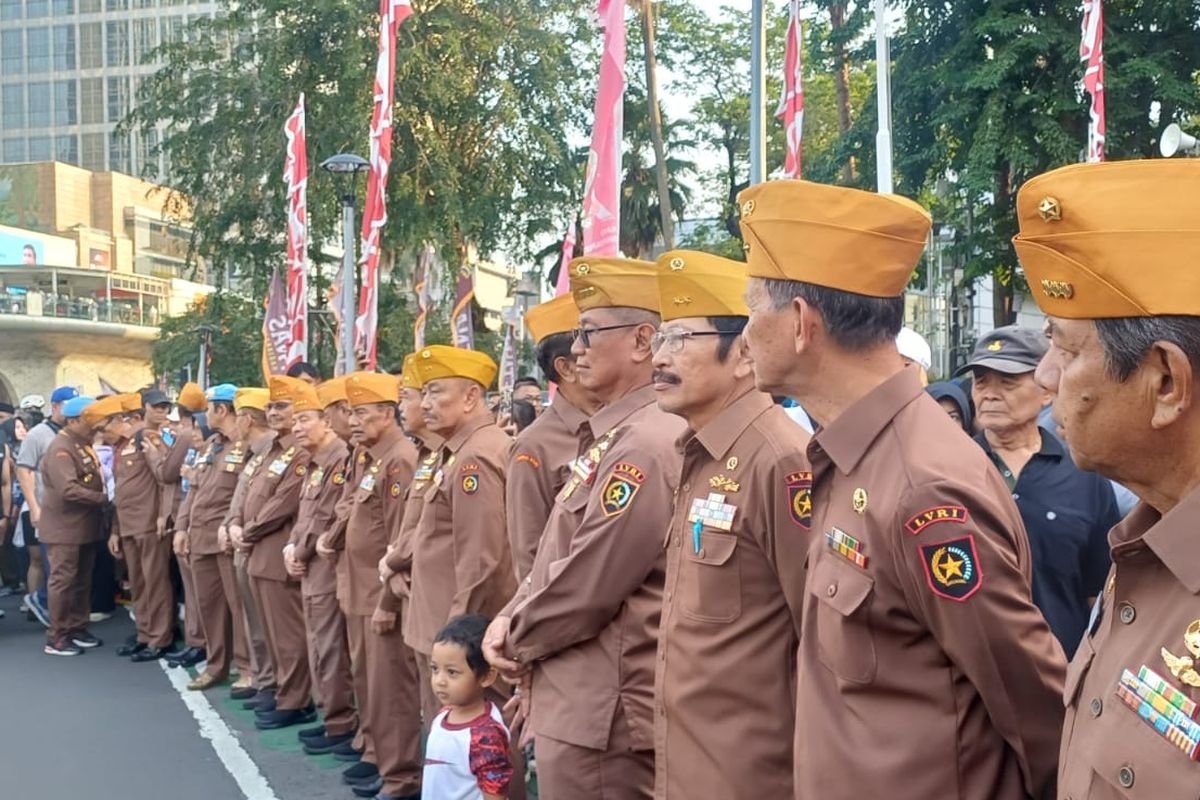 Kirab Veteran di CFD Jakarta, Mengingatkan Generasi Muda Akan Nilai Perjuangan '45