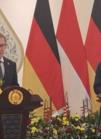 Menlu Jerman Bahas Isu Palestina-Israel dan Indo-Pasifik di Indonesia