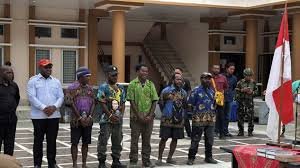 Lima Tokoh OPM Ikrar Kembali ke NKRI di Intan Jaya