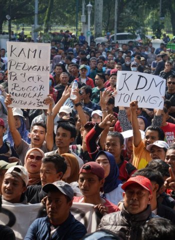 Pedagang Pasar Bogor Menggempur Balaikota: Menolak Relokasi dengan Tegas