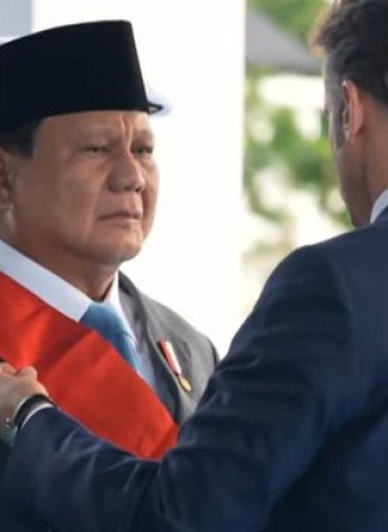 Prabowo Subianto Dianugerahi Penghargaan Tertinggi dari Presiden Prancis Emmanuel Macron