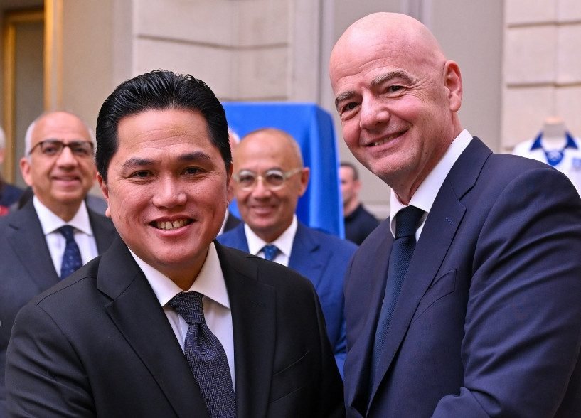 Erick Thohir: Ketum PSSI dan Menpora, Presiden FIFA Beri Dukungan