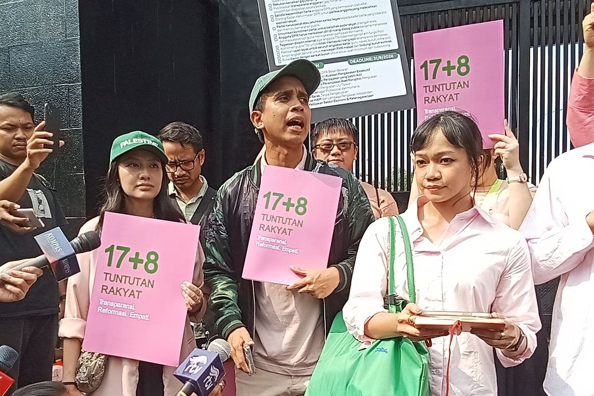 Influencer Desak Penyelesaian 17+8 Tuntutan Rakyat Sebelum 5 September, DPR Diminta Bergerak Cepat