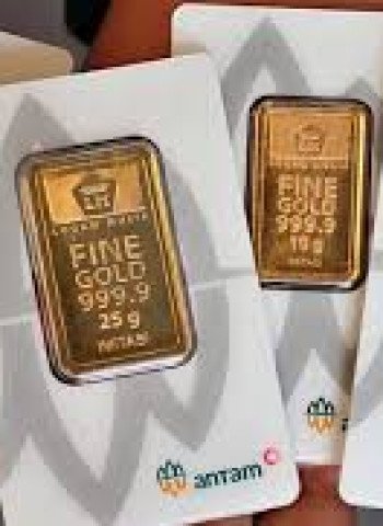 ANTREAN PANJANG WARGA DEMI MENDAPATKAN EMAS ANTAM