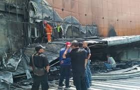 Penampakan Mal di Cibubur yang Terbakar, Bagian Depan Hangus